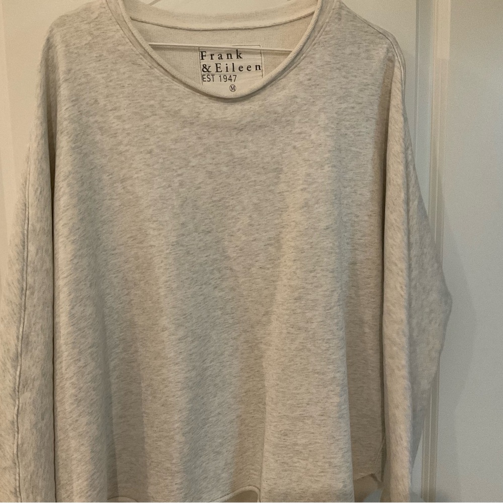 Frank & Eileen Anna, Gray melange sweatshirt. Excellent condition.